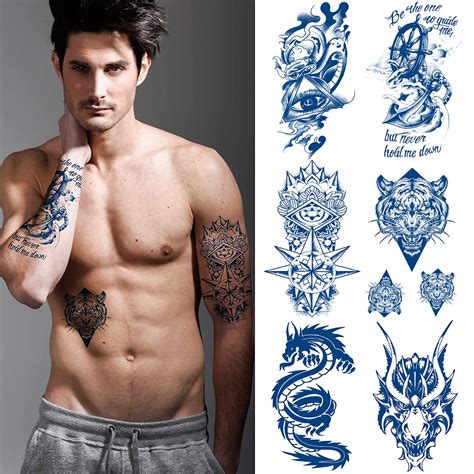 temporary tattoos men|temporary tattoos that last longer.